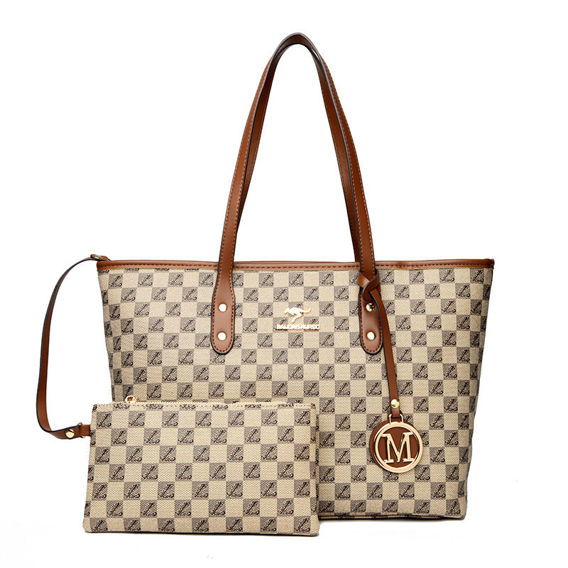 Women's Large Capacity Totes Simple Fashion Letter Handbags