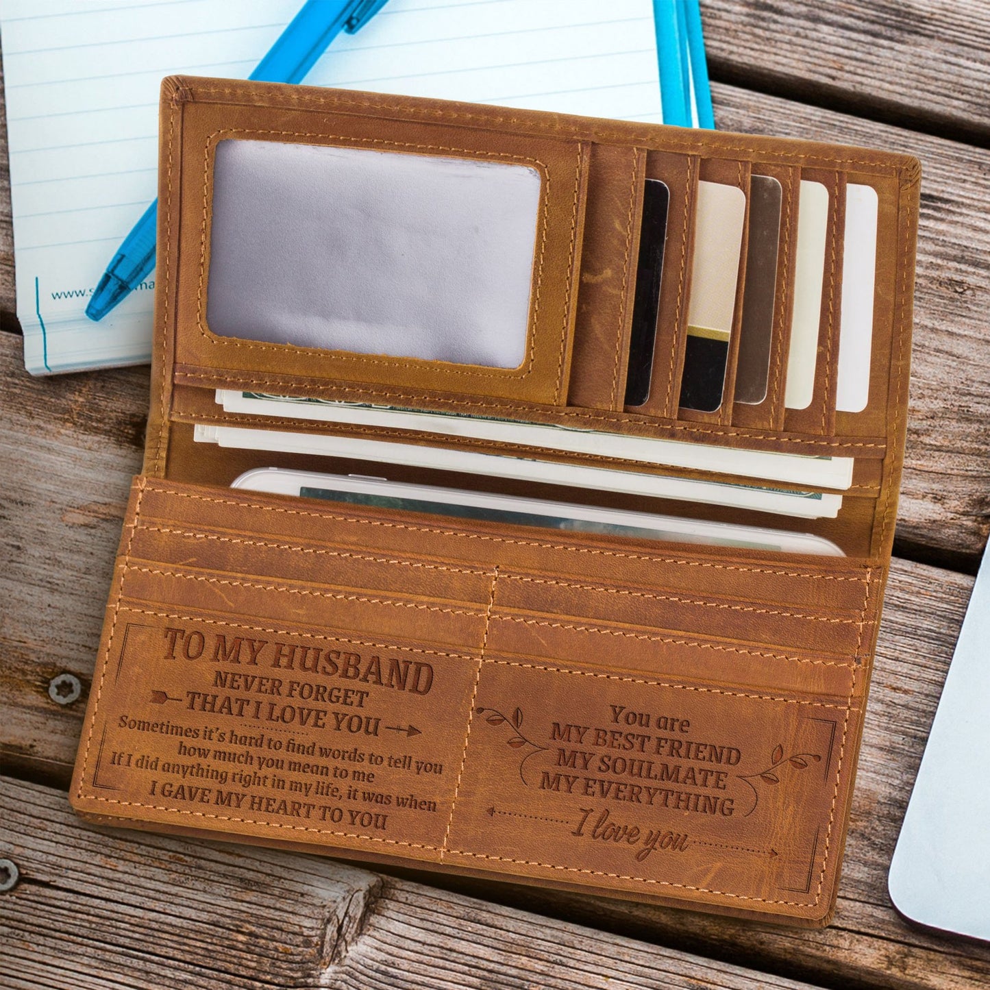 For Long Crazy Horse Leather Cowhide Men's Wallets