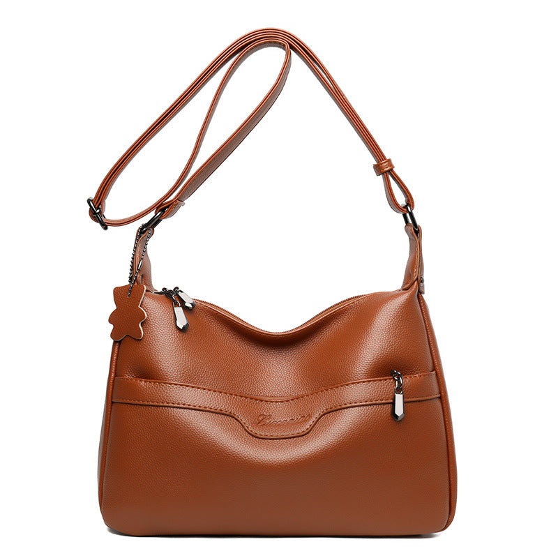 Women's Fashion Underarm Simple Large Capacity Soft Crossbody Bags