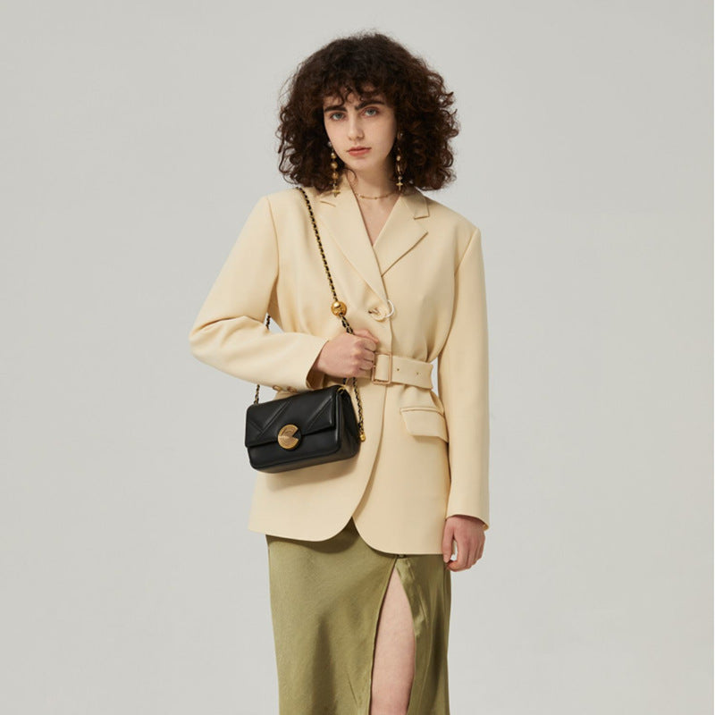 Women's Chain High Sense Niche One Genuine Shoulder Bags