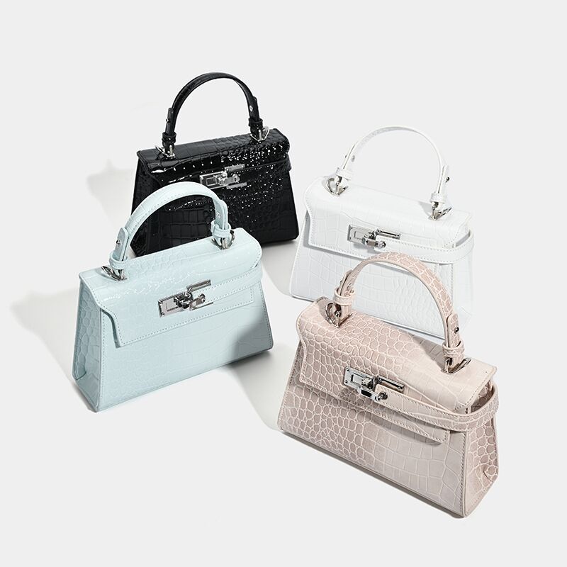Kelly Niche Exquisite Crocodile Pattern High Sense Women's Handbag