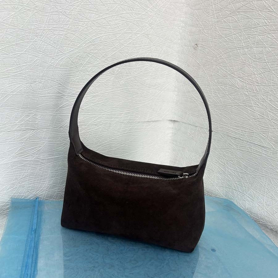 Korean Style Vintage Suede Simple Underarm Bags