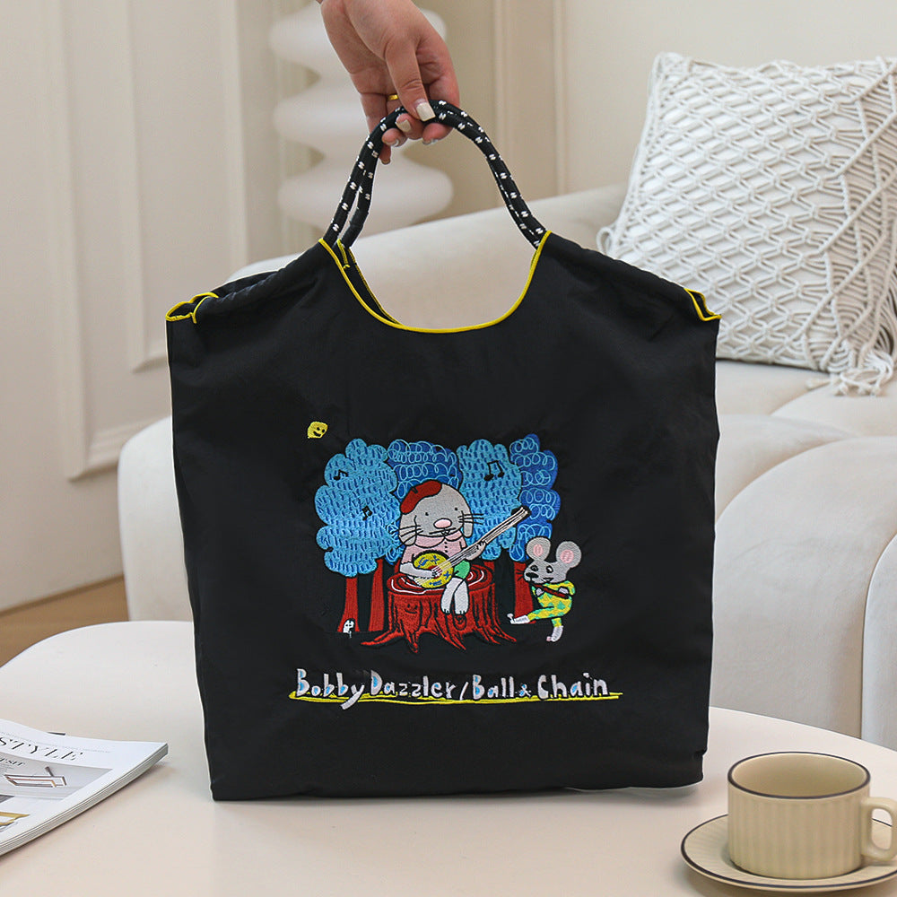 Style Embroidery Shopping Niche Ten Thousand Needle Bags