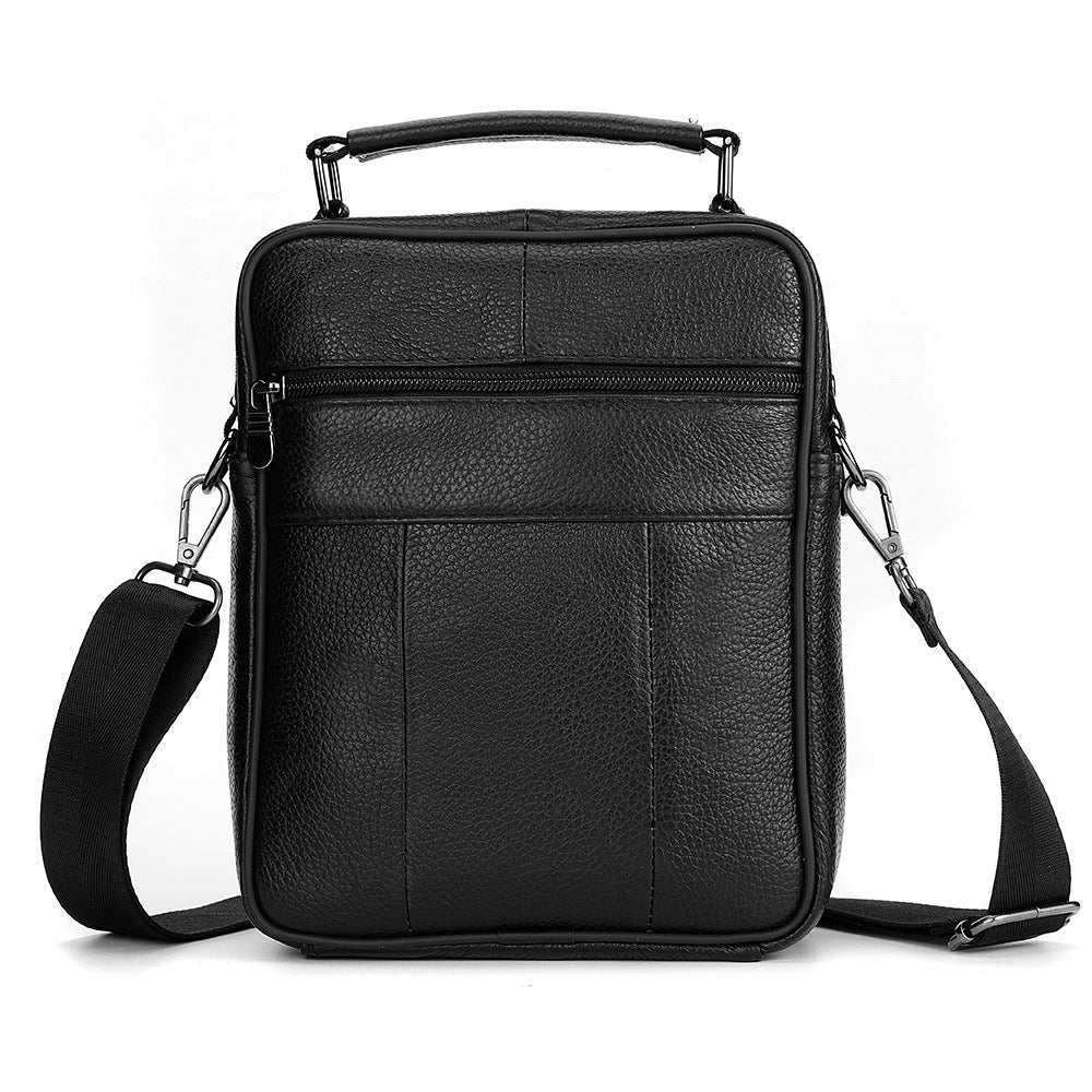 Men's Business Leather Top Layer Cowhide Men's Shoulder Bags