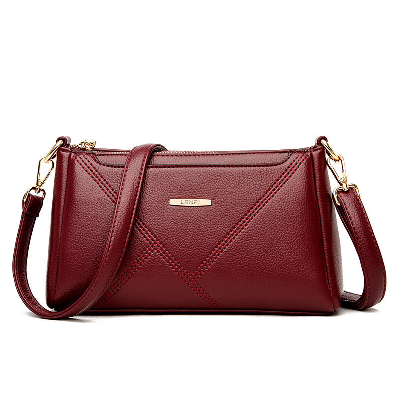 Women's Elegant Fashion Mom Underarm Leather Crossbody Bags