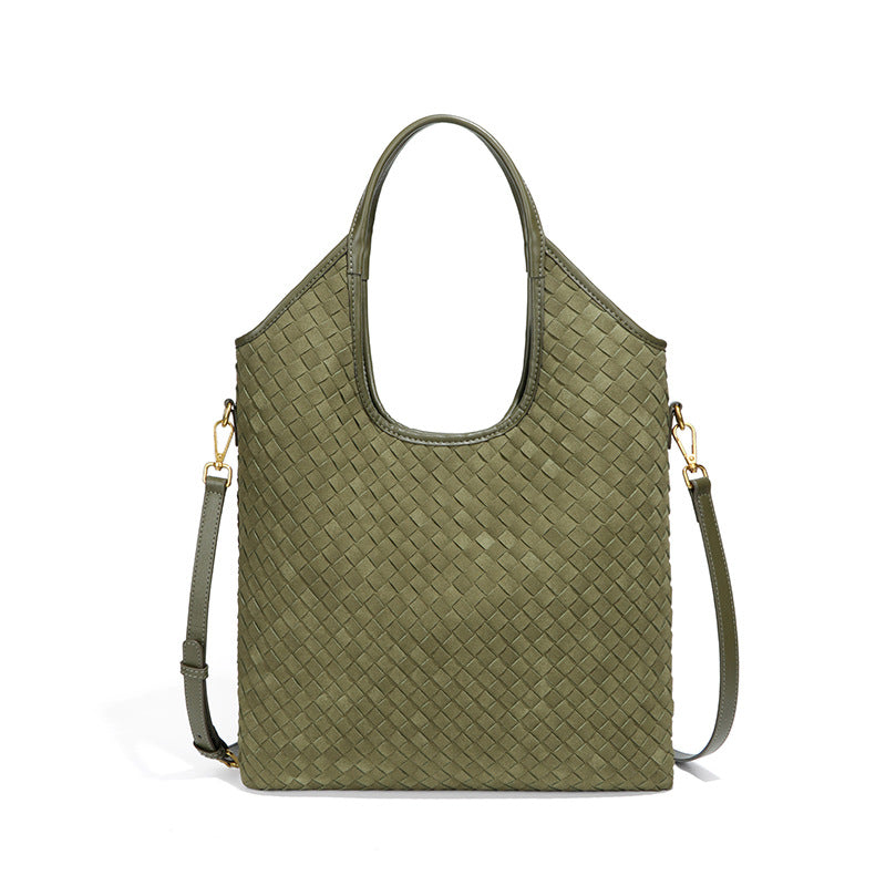 Women's Fashionable Frosted Portable Commuter Large Capacity Women's Handbag