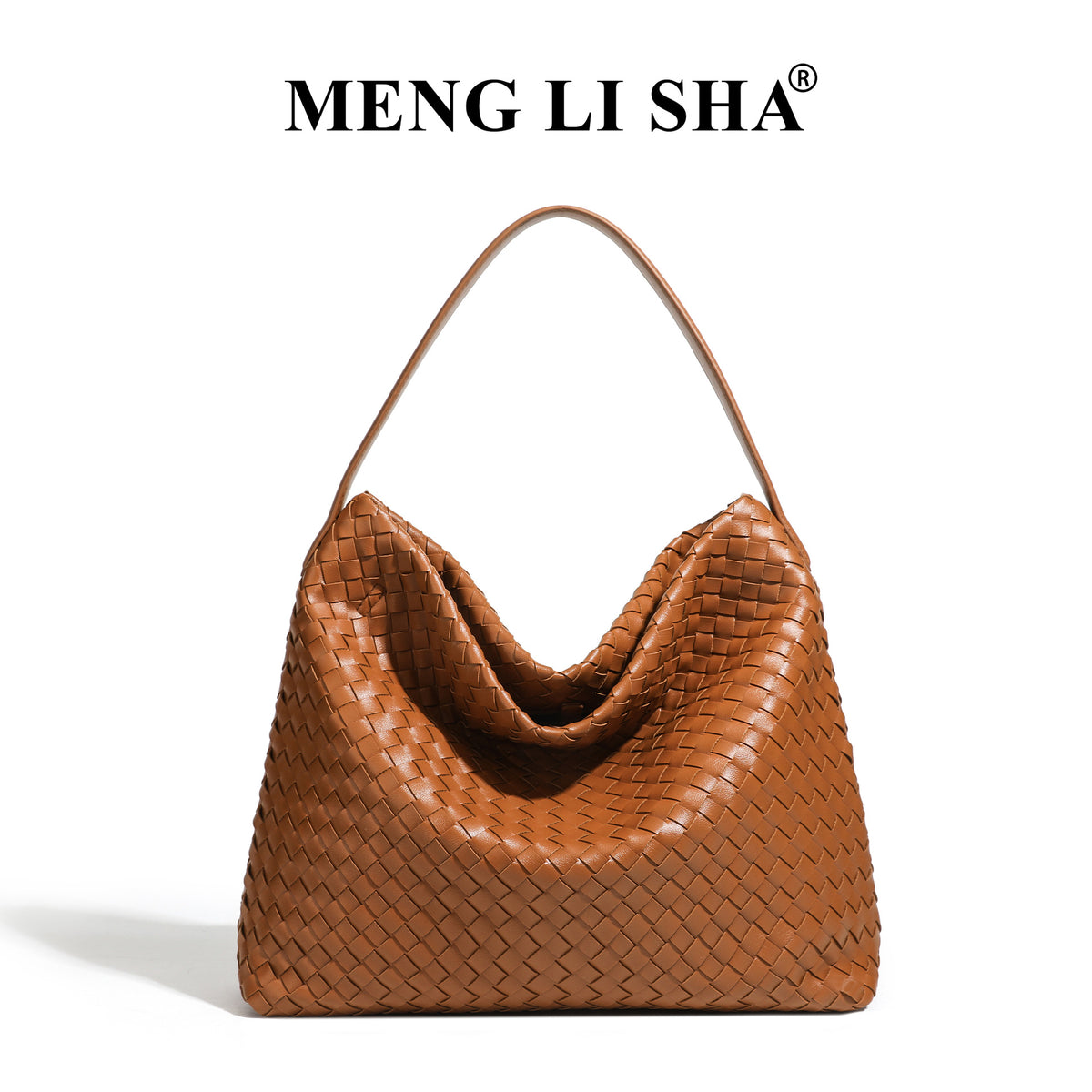 Retro High-grade Frosted Hand-woven Commuter Large Capacity Women's Shoulder Bag