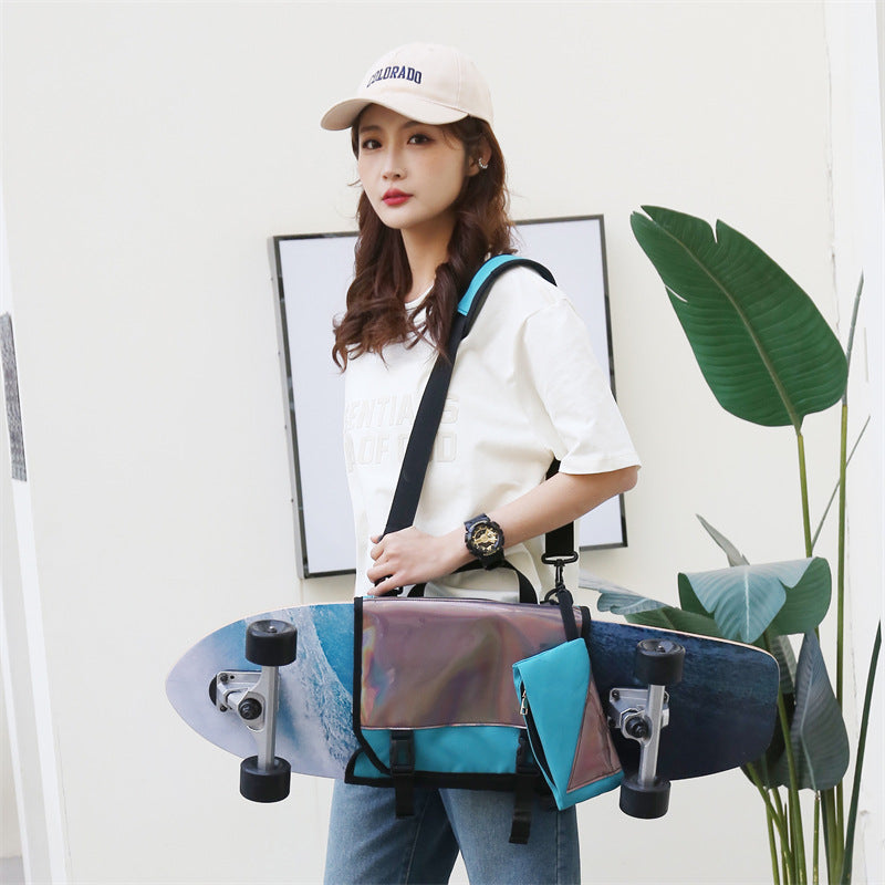 Reflective Color Changing Double Rocker Size Fish Board Sports Backpacks
