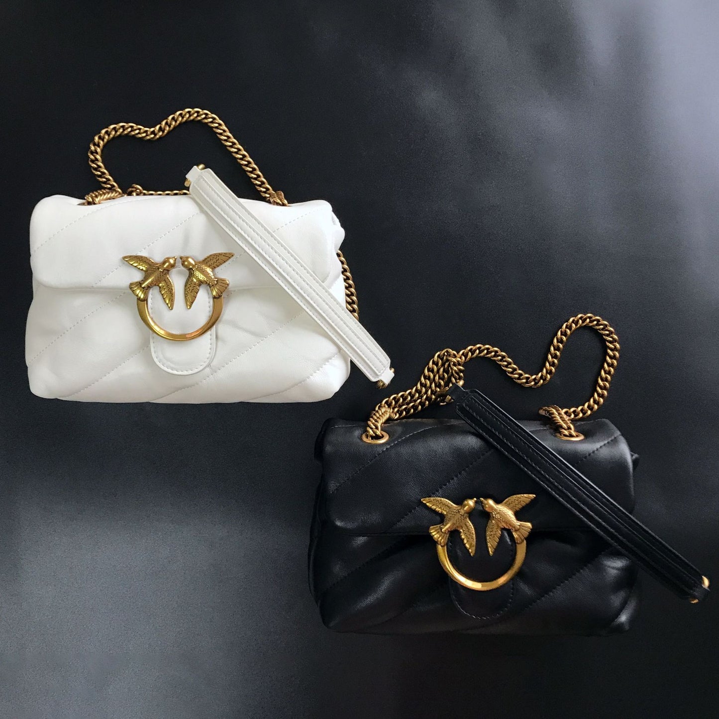 Women's High Quality Sheepskin Puff Pillow Chain Shoulder Bags