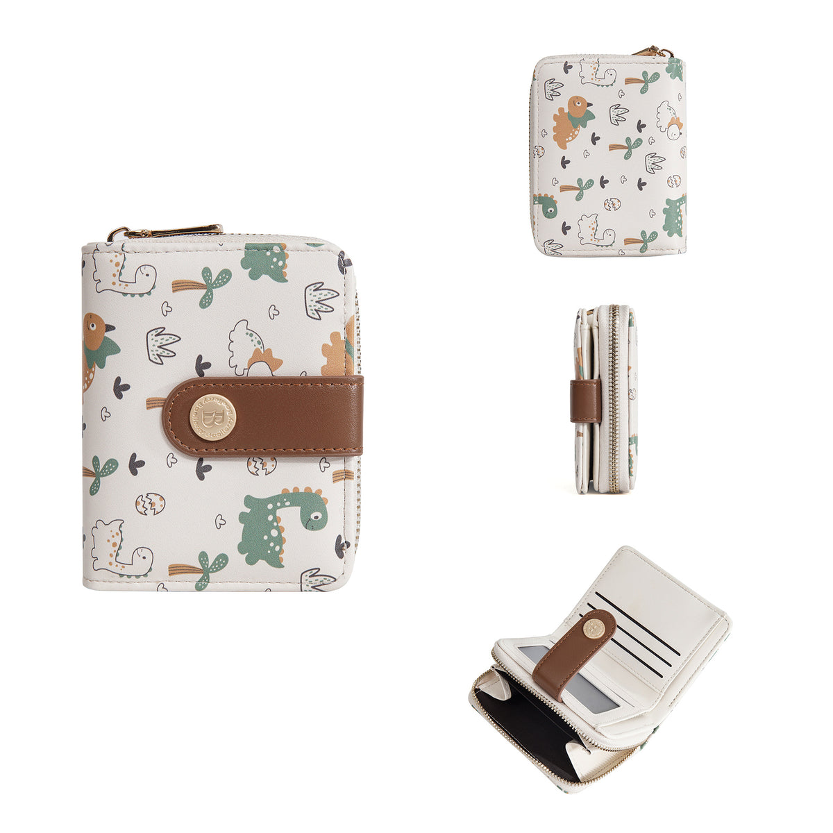 Women's Bear Printed Short High Sense Ladies Wallet