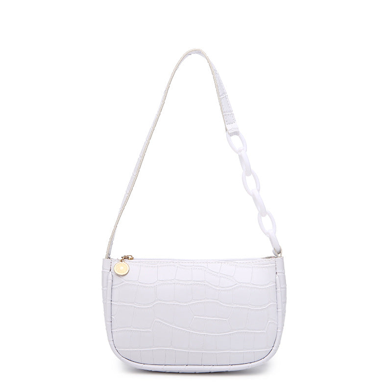 Classic Women's Underarm Crocodile Pattern Fashion Bags