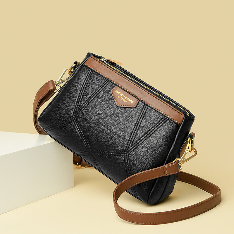 Women's Fashion Mom Classy Soft Leather Crossbody Bags