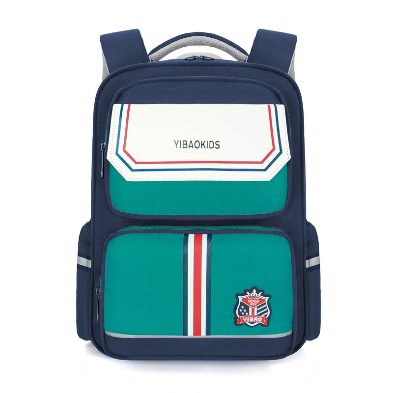 British Style Primary Grade Boys Breathable Elementary School Students' Schoolbags