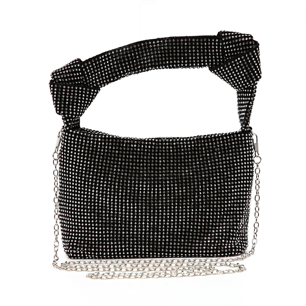 Dinner Hand Knotted Rhinestone King Full Evening Bags