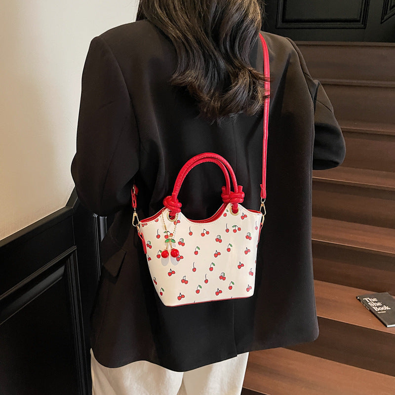 Trendy Girly Fashion Commuting Cute Pendant Large Handbags