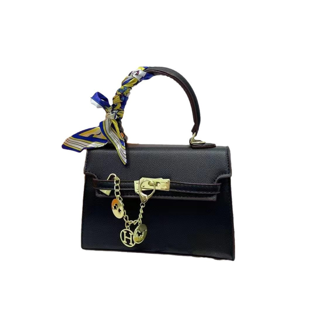 Comfortable Classic Kelly Platinum Palm Print Small Square Bags