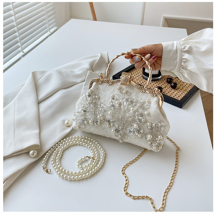 Embroidered Fashion Cheongsam Banquet Clutch Chain Handbags
