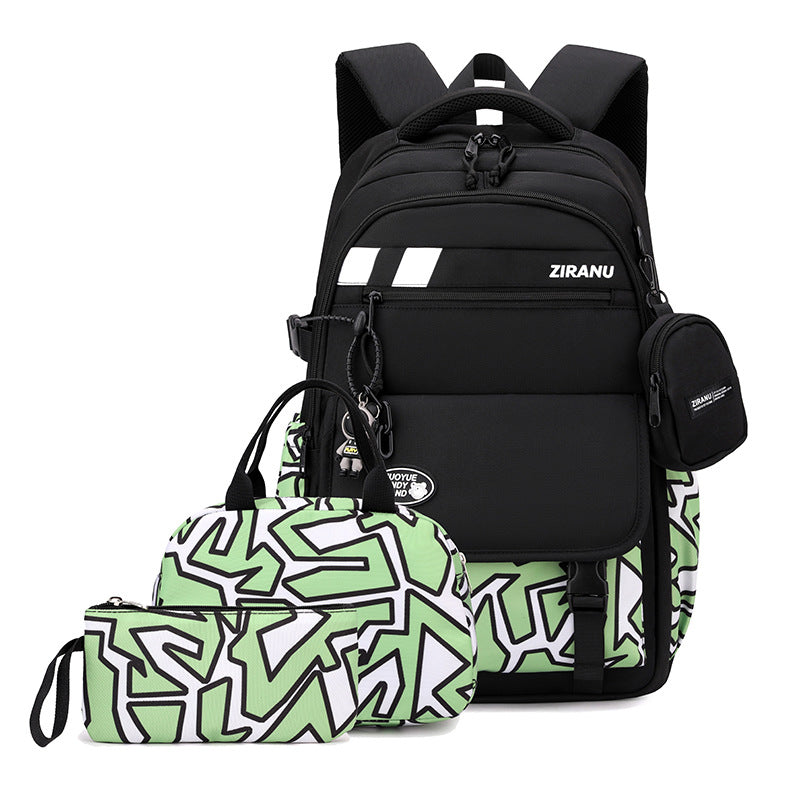 Men's Natural Fish Primary Lightweight Large Capacity Backpacks