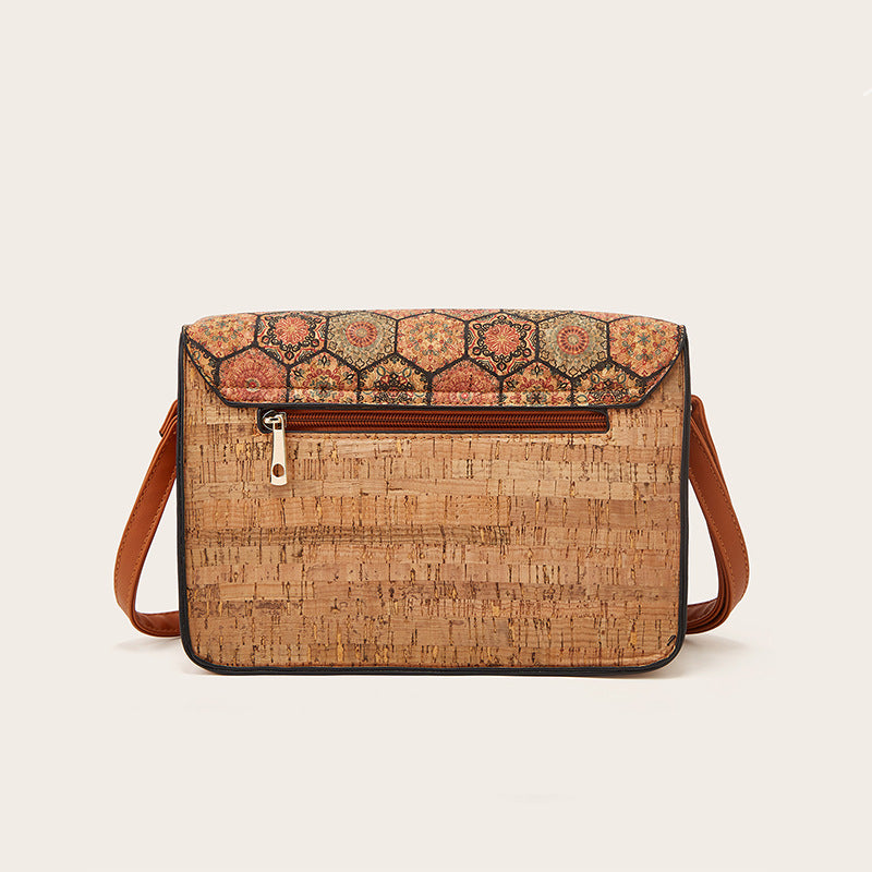 Classic Retro Kraft Paper Fashionable High-grade Crossbody Bags
