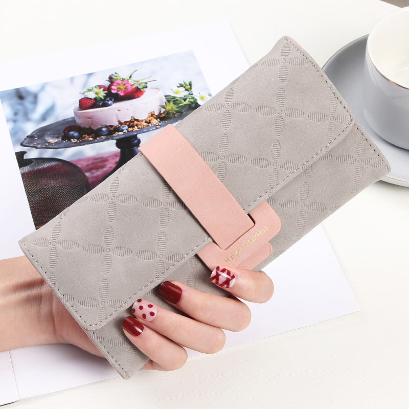 Women's Long Version Personality Large Capacity Mobile Ladies Wallet