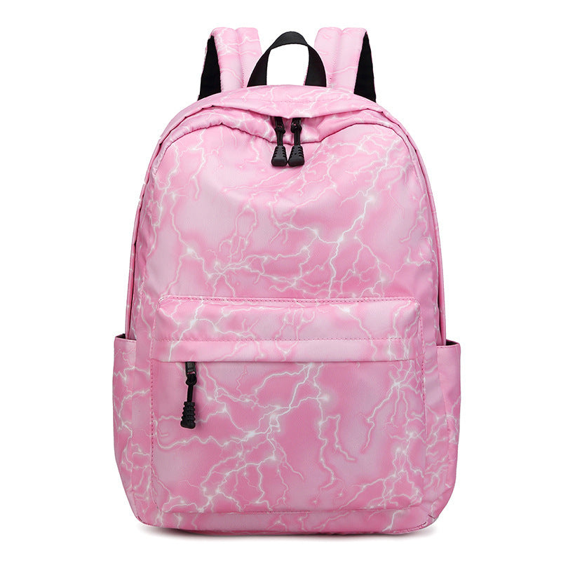Women's & Men's & Junior Canvas Printing Starry Sky Middle School Students' Schoolbags