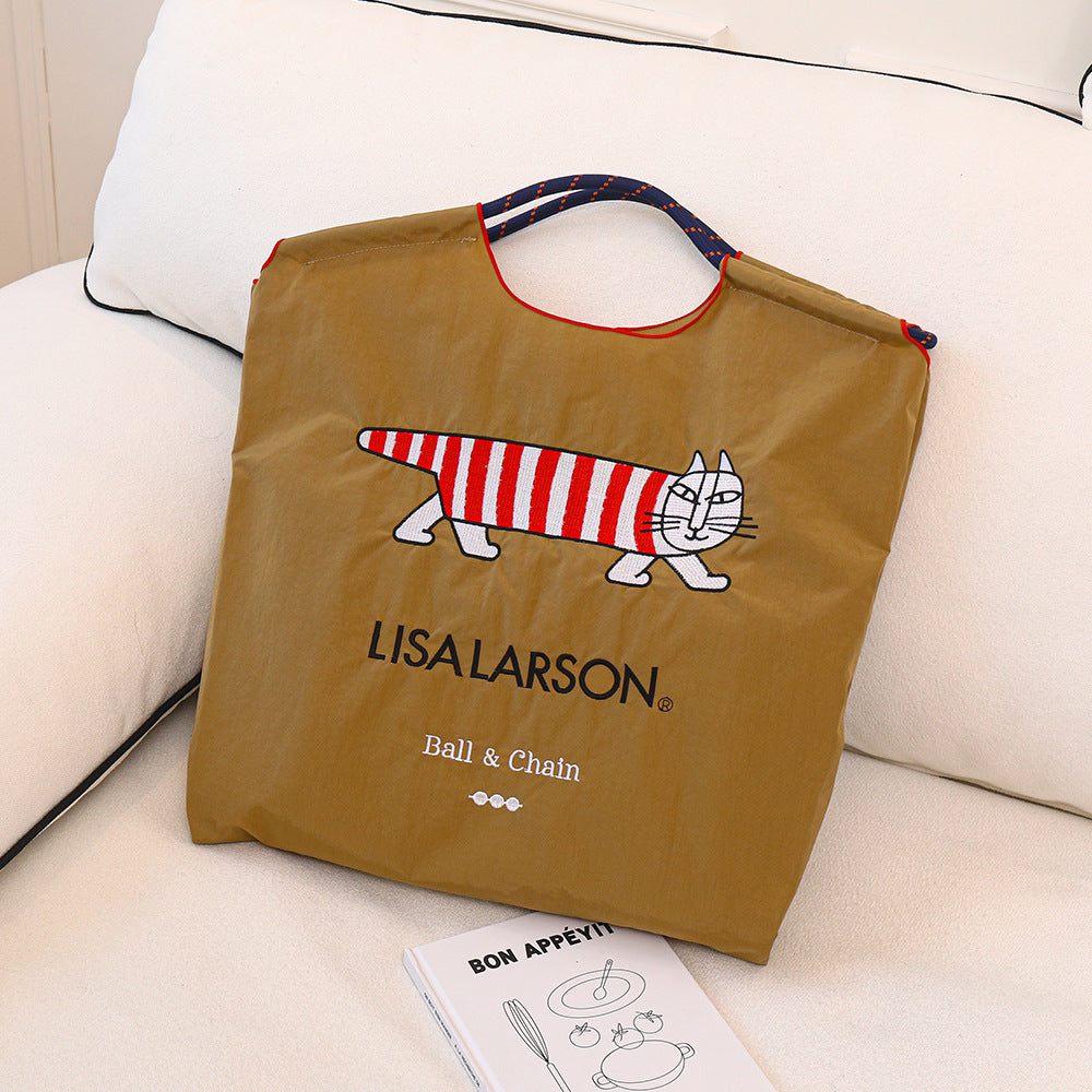 Embroidery Environmentally Friendly Nylon One Shopping Bags