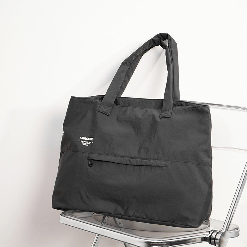 Women's & Men's & Simple Waterproof Lightweight Large Capacity Storage Commuter Men's Shoulder Bags