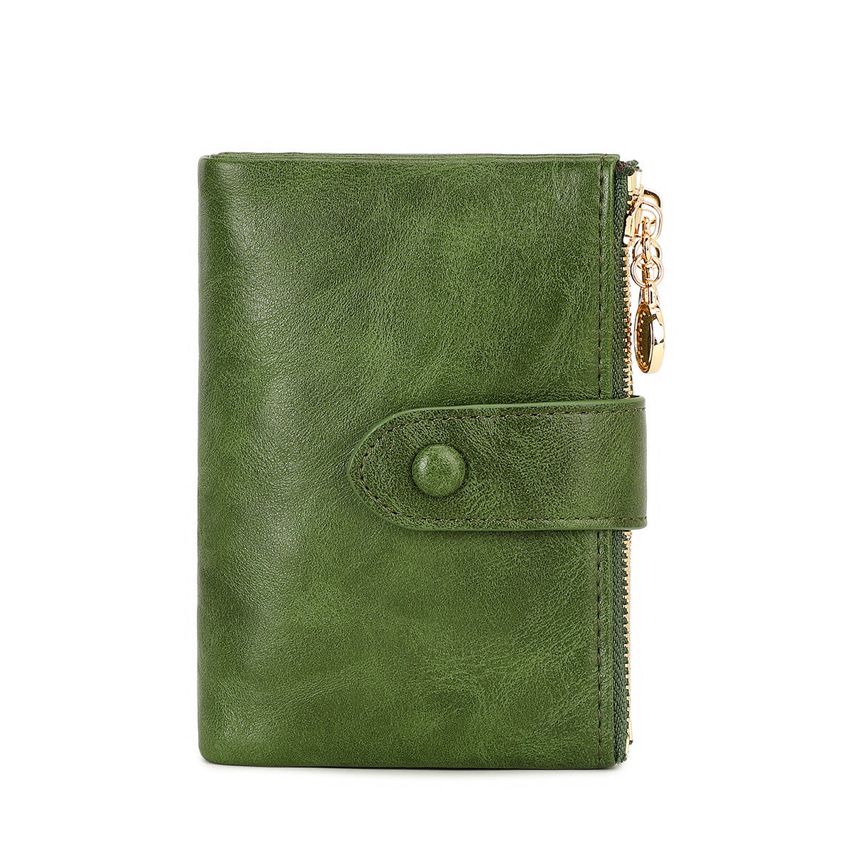 Women's Color Double Zipper Off Short Style Ladies Wallet