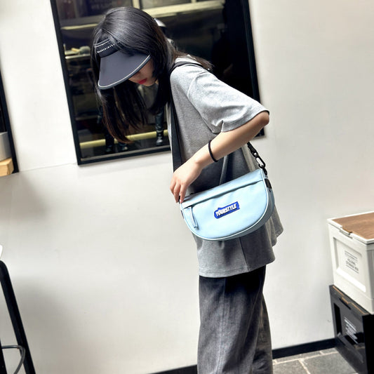 Women's & Men's & Spring Waterproof Nylon Dumpling Fashion Work Crossbody Bags