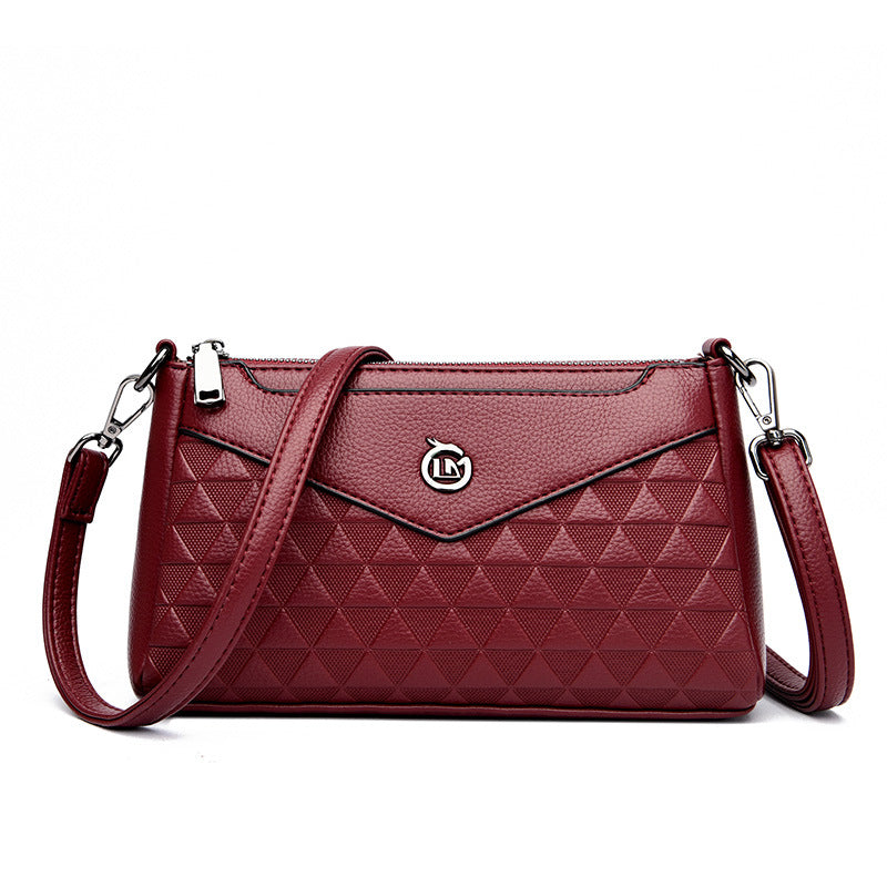 Women's Summer Fashion Rhombus Mobile Advanced Texture Bags