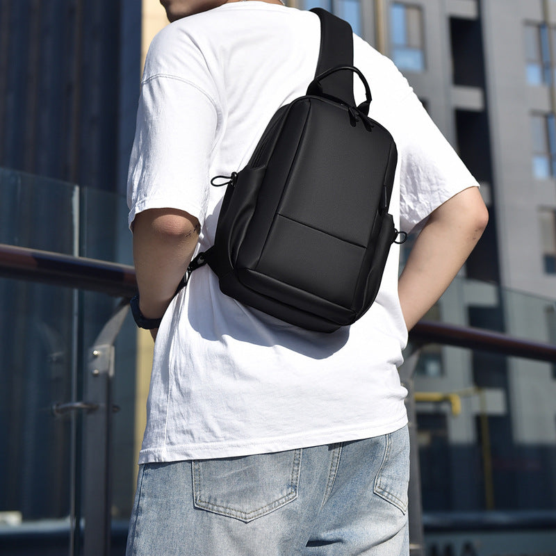Men's Large Capacity Waterproof Fashion Simple Men's Chest Bags