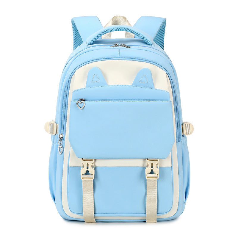 Female Fresh Sweet Cute Thermal Transfer Middle School Students' Schoolbags