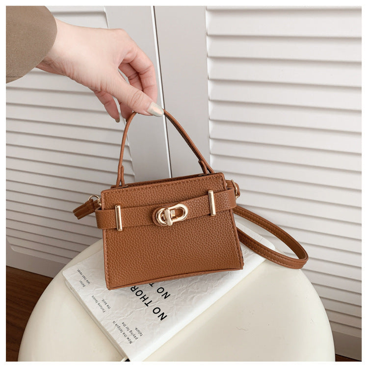 Women's Simple Decorative Texture Light Luxury Solid Color Women's Shoulder Bag