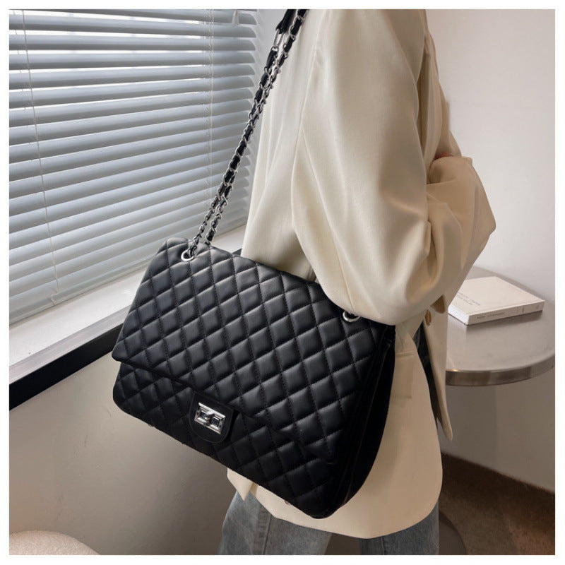 Texture Female Niche Fashion Popular Rhombus Bags