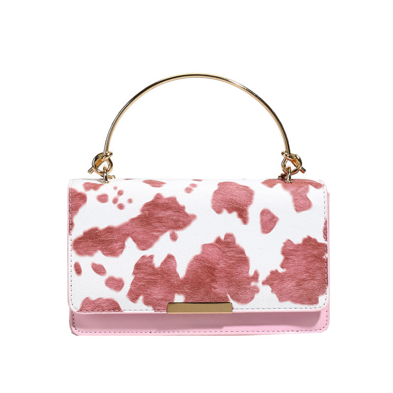 Women's Fashionable Printing Summer Large Capacity Cows Women's Shoulder Bag