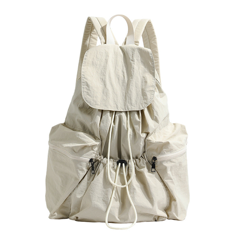 Korean Fashion Pleated Personality Large Capacity Backpacks