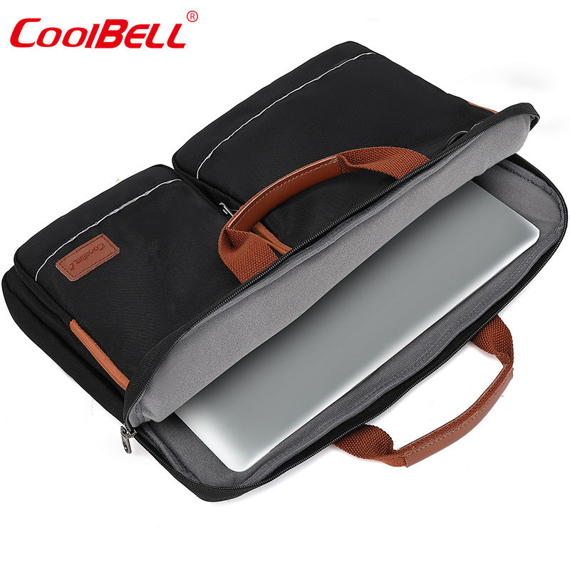 Men's Popular Retro Fashion High-grade Portable Laptop Bags