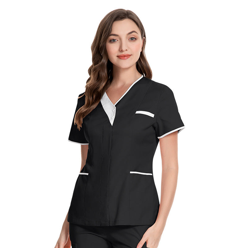 Women's Gown Sleeve Doctor Cotton Technician Overalls Uniform