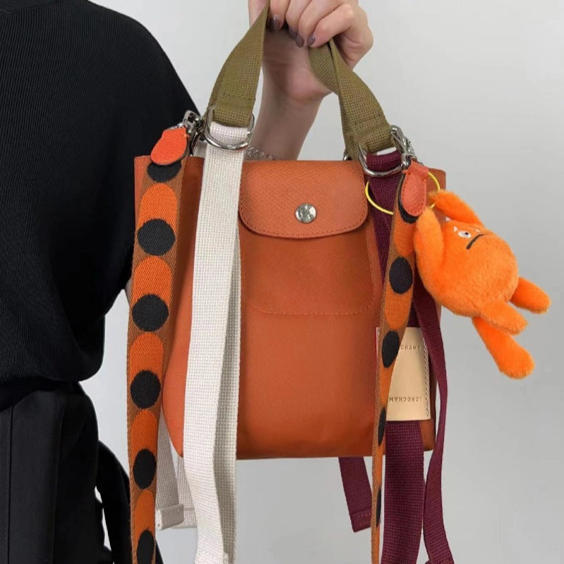 Color Dragon Boat Ribbon Block Waterproof Handbags