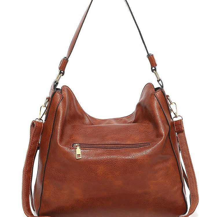 Women's Simple Hobo Korean Style Big Women's Shoulder Bag