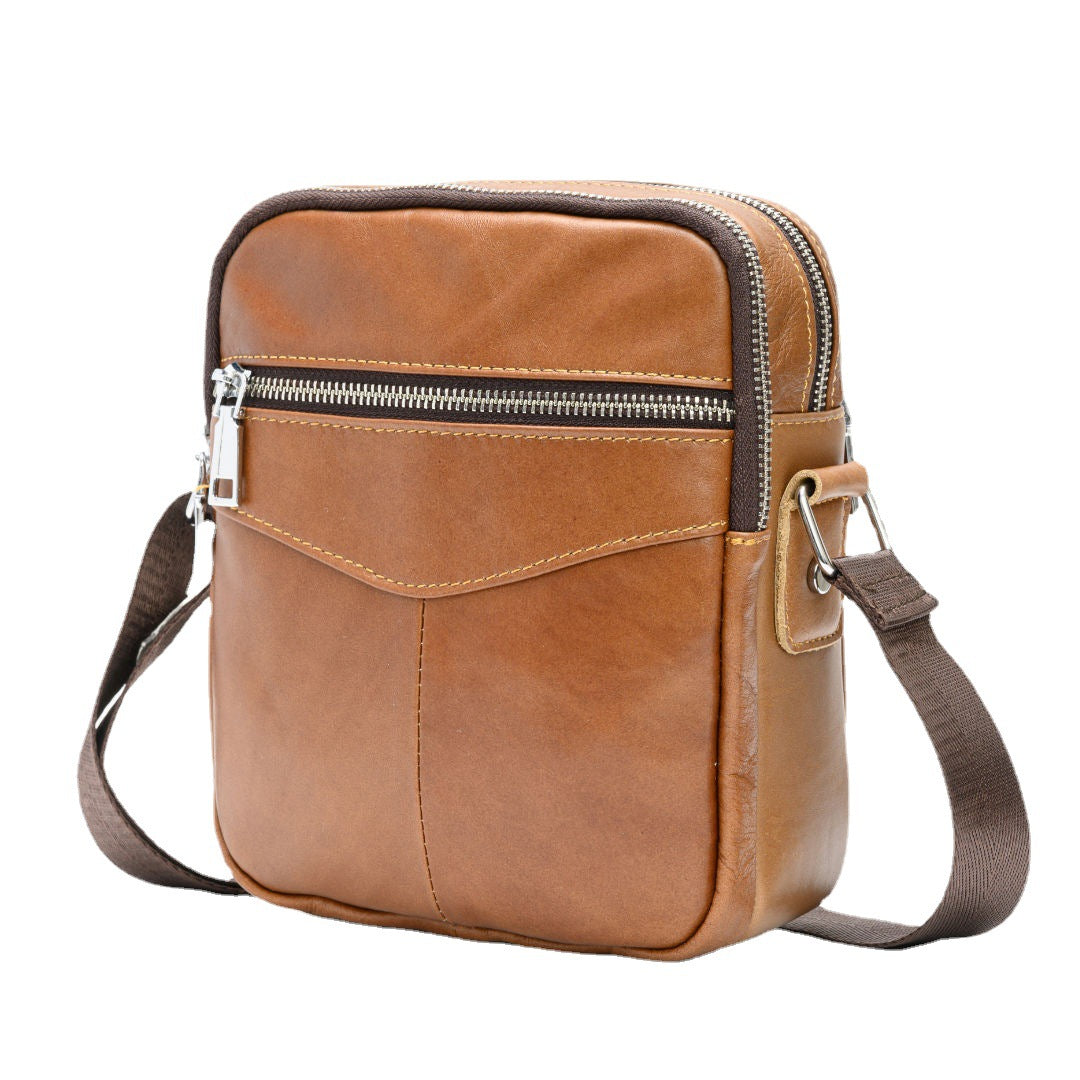 Men's Innovative First Layer Cowhide Fashion Men's Shoulder Bags