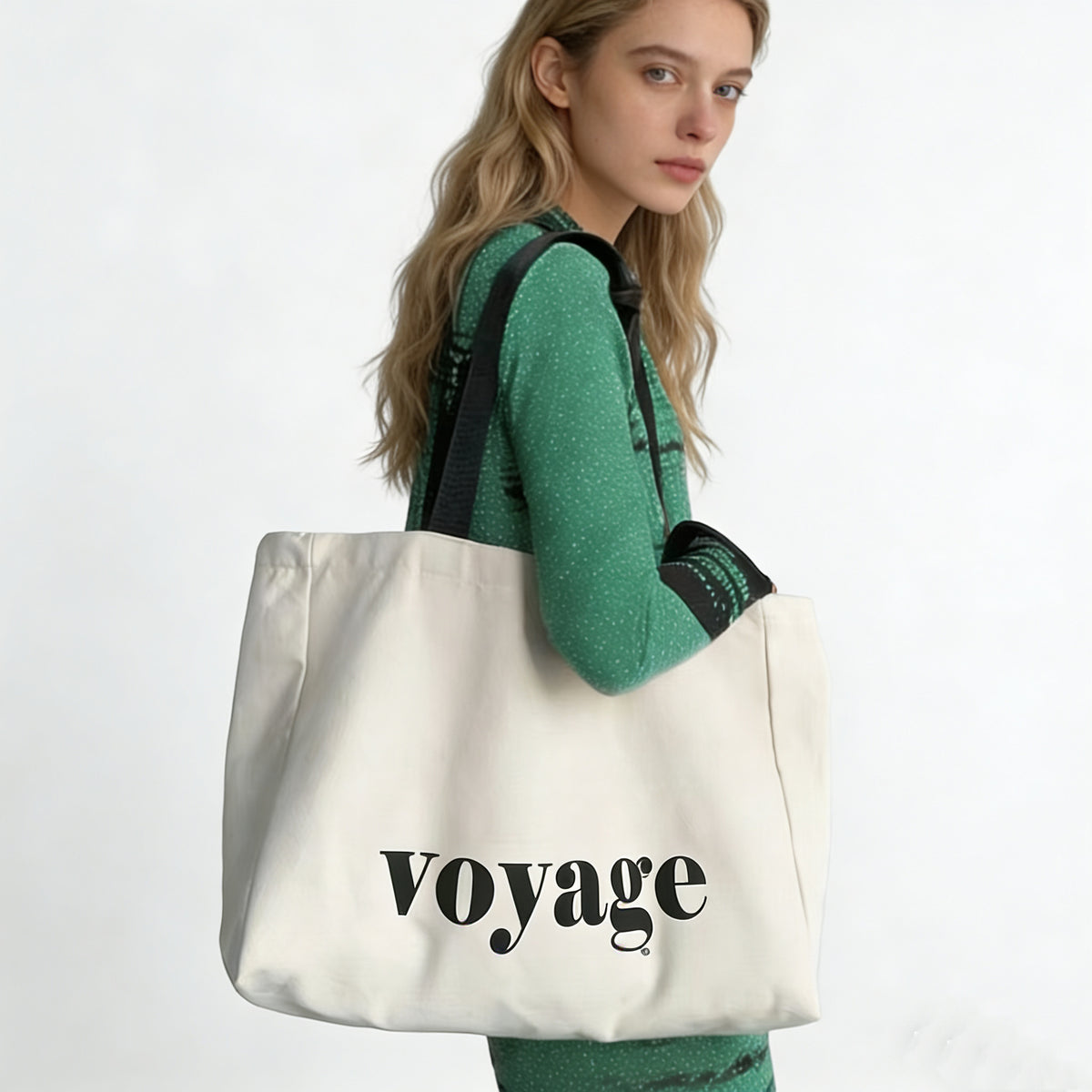 Durable Women's Summer Large Capacity Canvas Women's Shoulder Bag