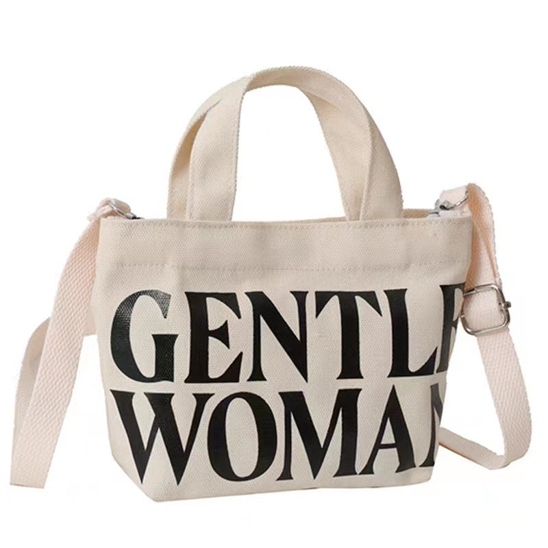 Women's Printed Canvas Fashion Portable Mini Female Women's Shoulder Bag