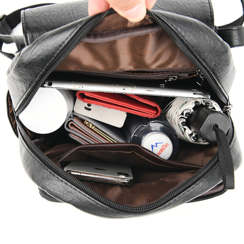 Women's Large Capacity Trendy Elegant Simple College Backpacks