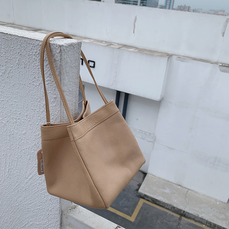 Women's Genuine Leather Sheepskin Minority Fashion Shoulder Bags