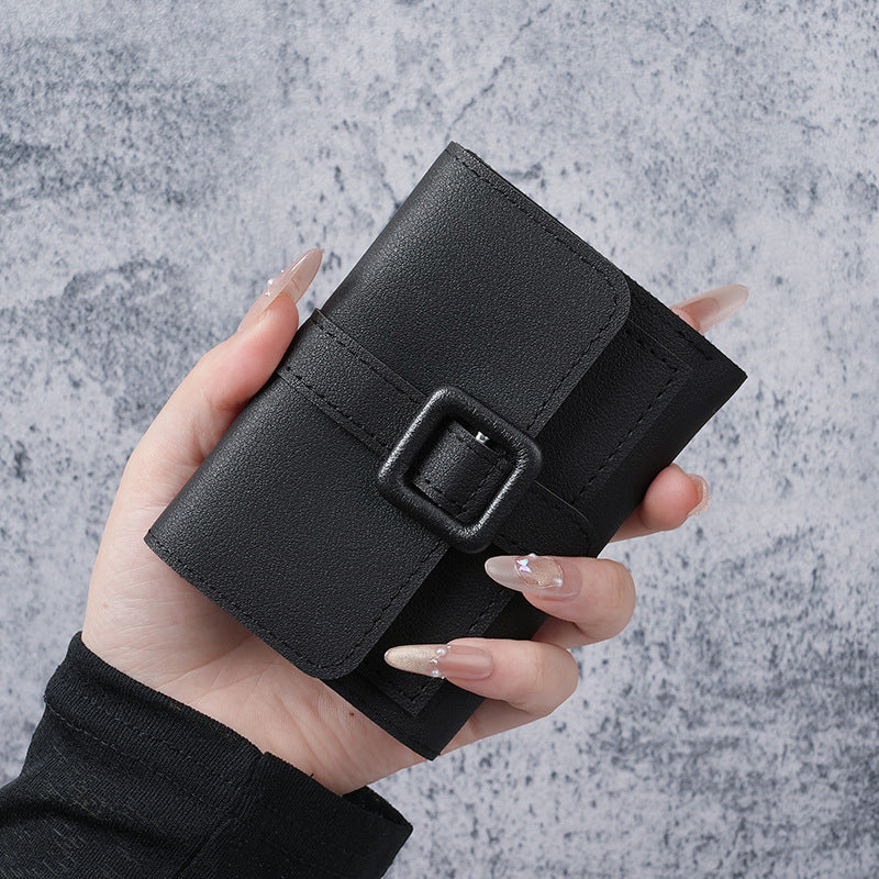 Women's Temperament Wild Short Summer Fresh Solid Ladies Wallet