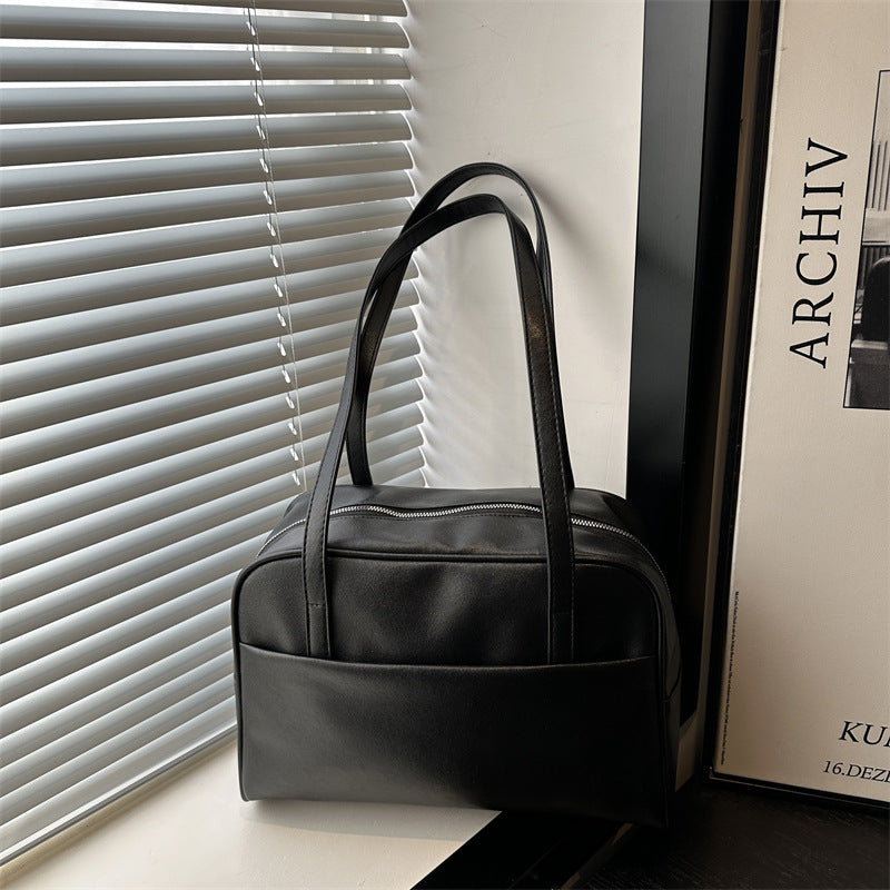 Style Large Capacity Retro Korean Commuter Trendy Women's Shoulder Bag