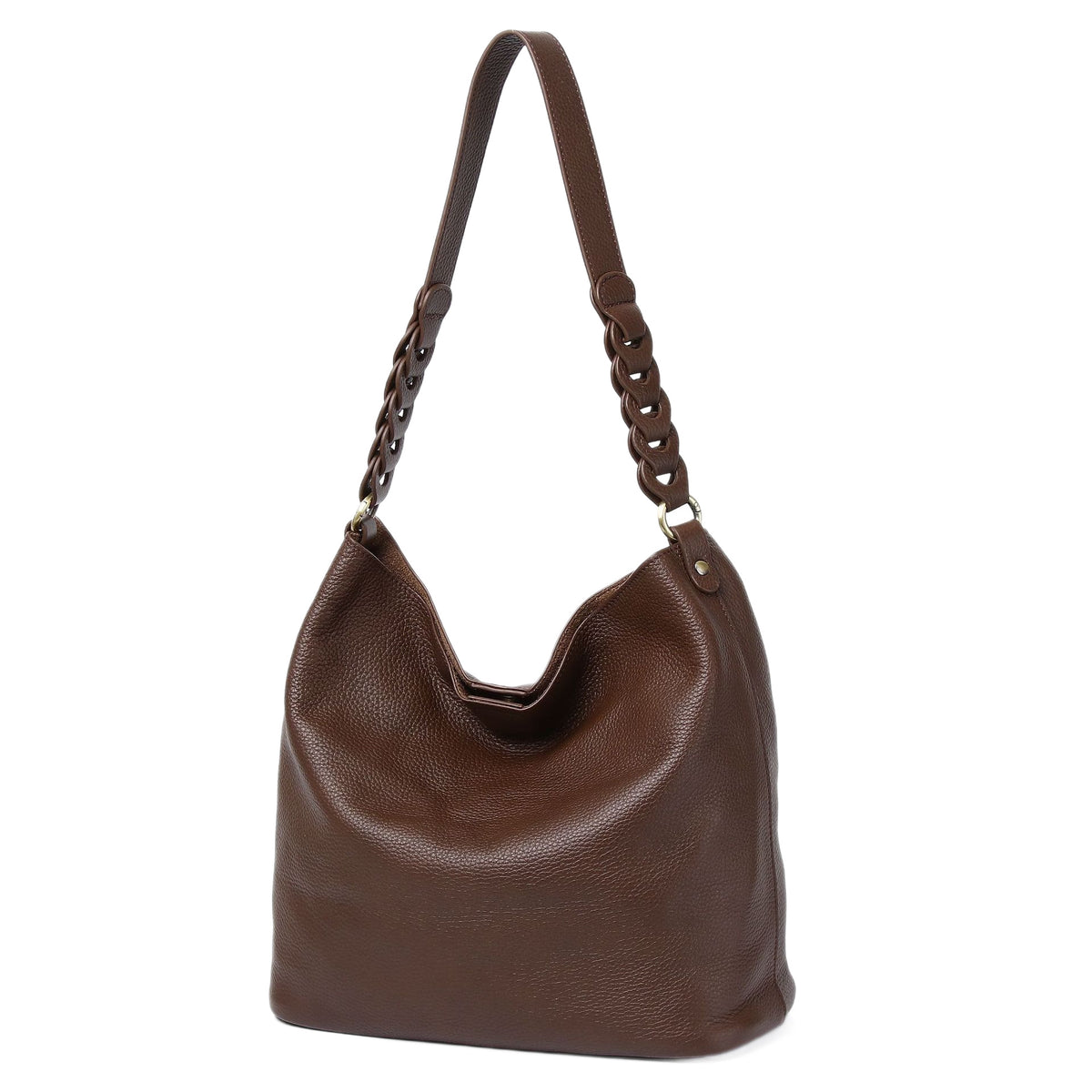 Women's Genuine Leather High-grade Light Luxury Underarm Fashion Large Capacity Women's Shoulder Bag