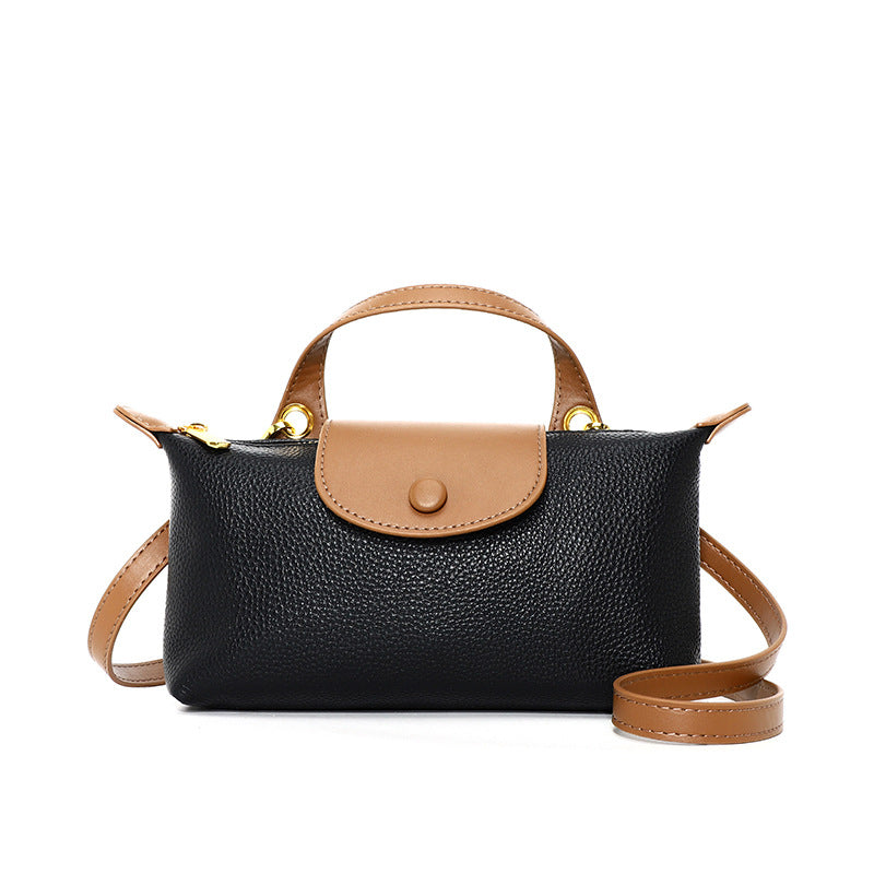 Women's & Men's Genuine Leather High-grade Soft Hand Holding Men's Bags