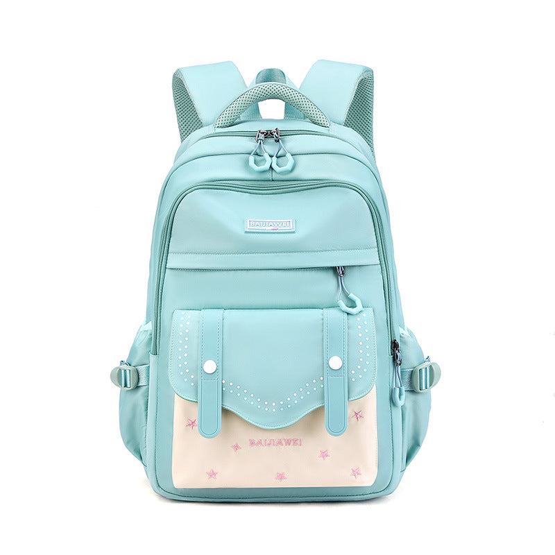 Children's Heart Primary Grade Good-looking Portable Burden Elementary School Students' Schoolbags